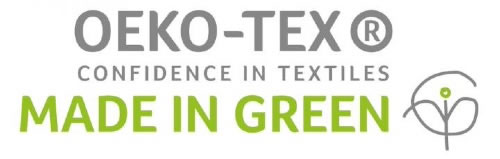Tous les fils sont certifiés OEKOTEX standard 100.