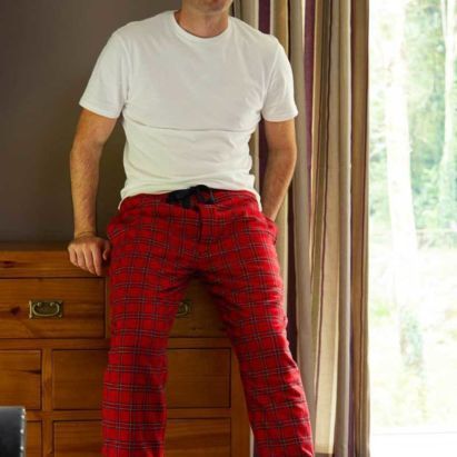 Pyjamas Chaussons Chaussettes Pantalon mixte doublé polaire 