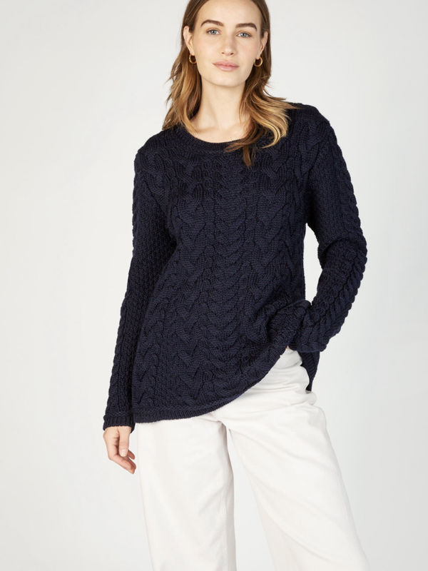 The Blossoms Collection Primose Sweater - Navy