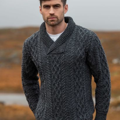 Homme Pull col châle