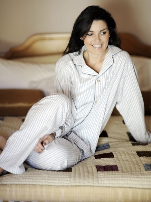 Pyjamas Chaussons Chaussettes Pyjama en flanelle de coton