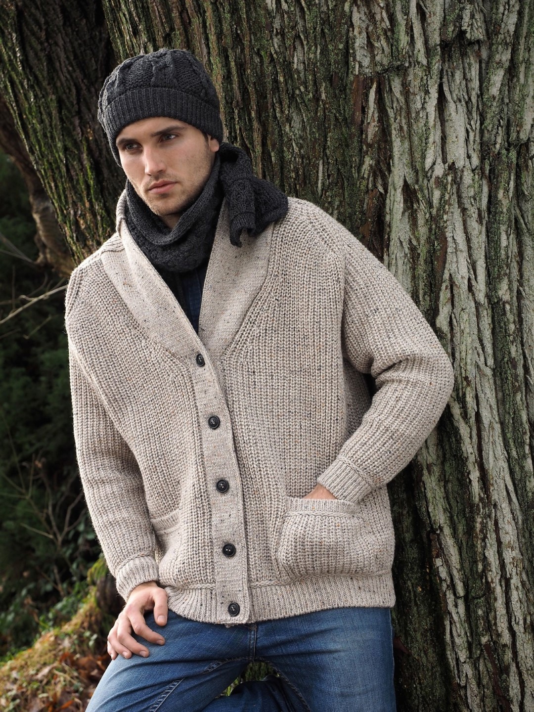 gilet cardigan laine homme