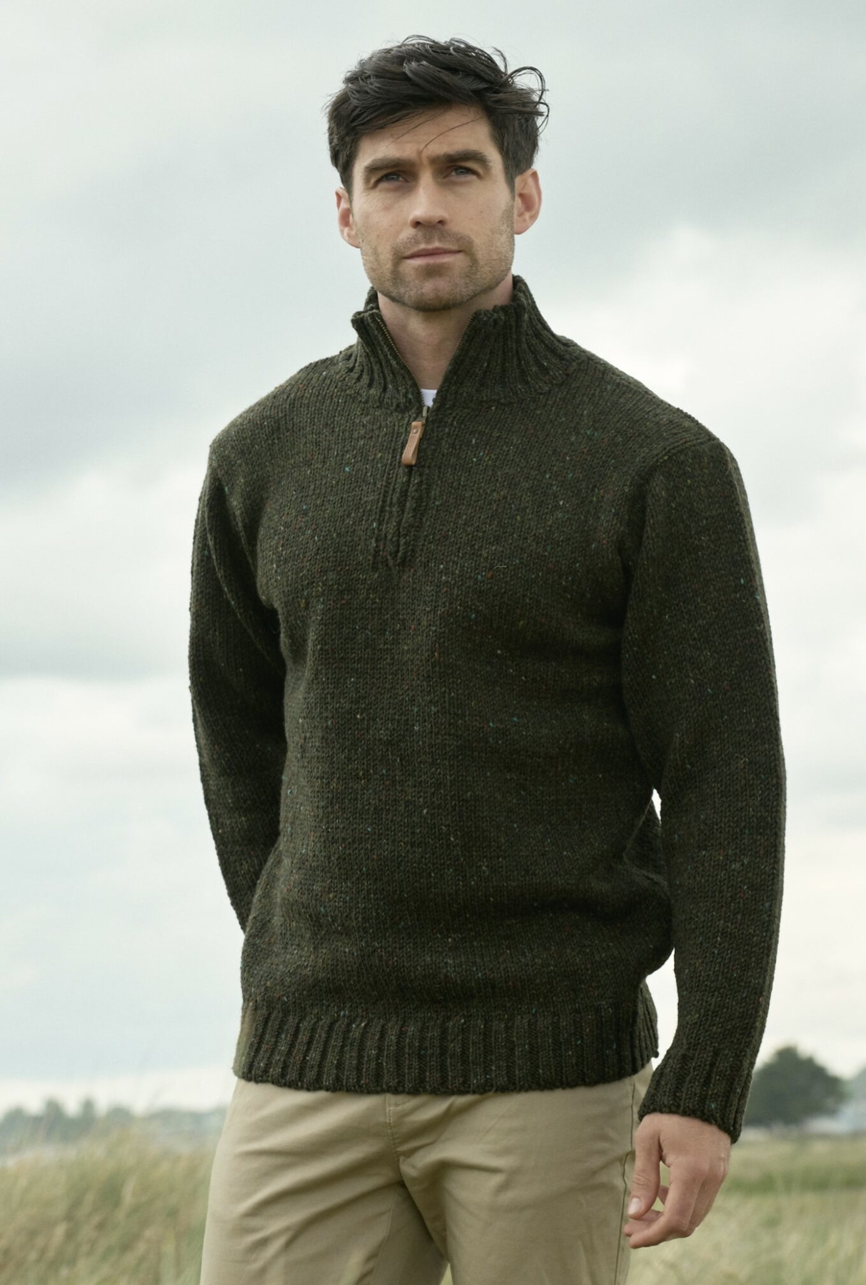 Pull à Col Montant Tredstep Ireland – Femme – XS – Manches Longues – Quart De Zip – Occasion