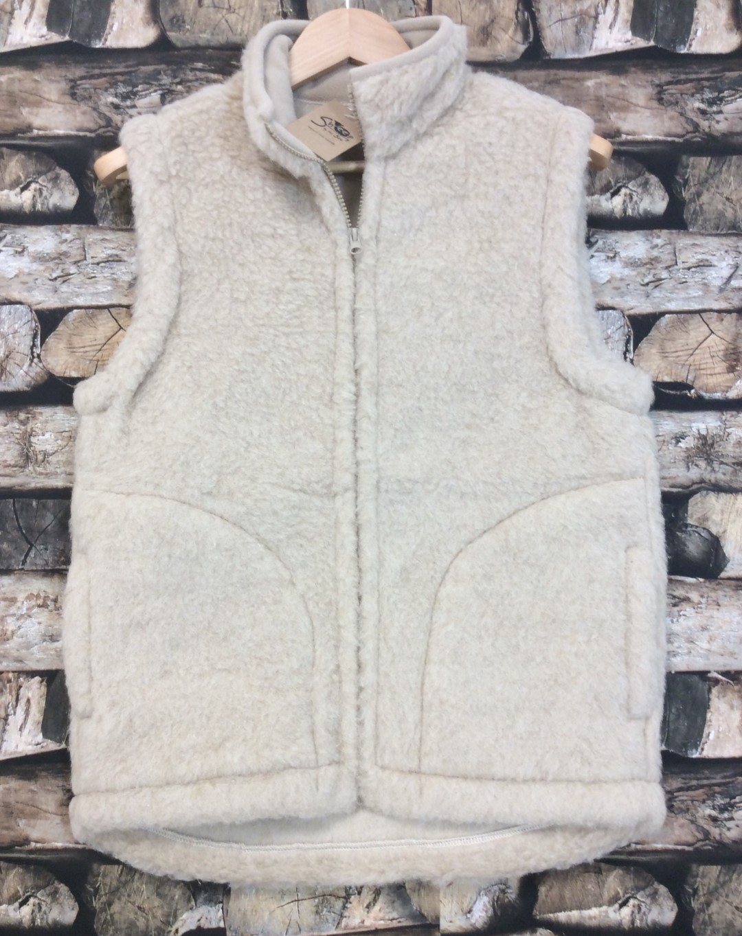 Veste unisexe laine m rinos sans manche