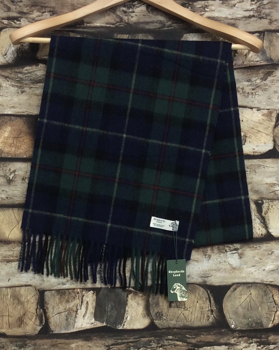 Écharpe Unisexe Motif Tartan écossais - Mélange De Soie - Style Casual Ou élégant