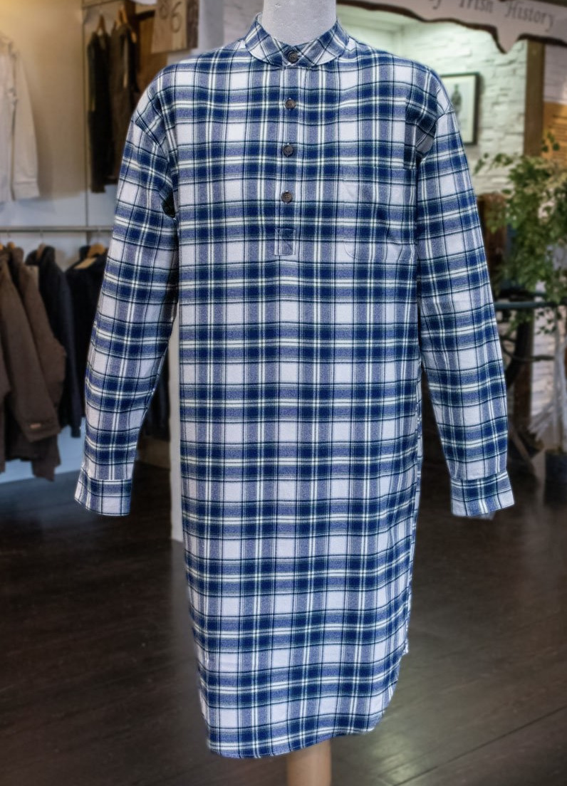 Liquette de nuit irlandaise chaude flanelle coton