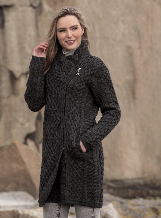 Manteau laine zippé femme deals