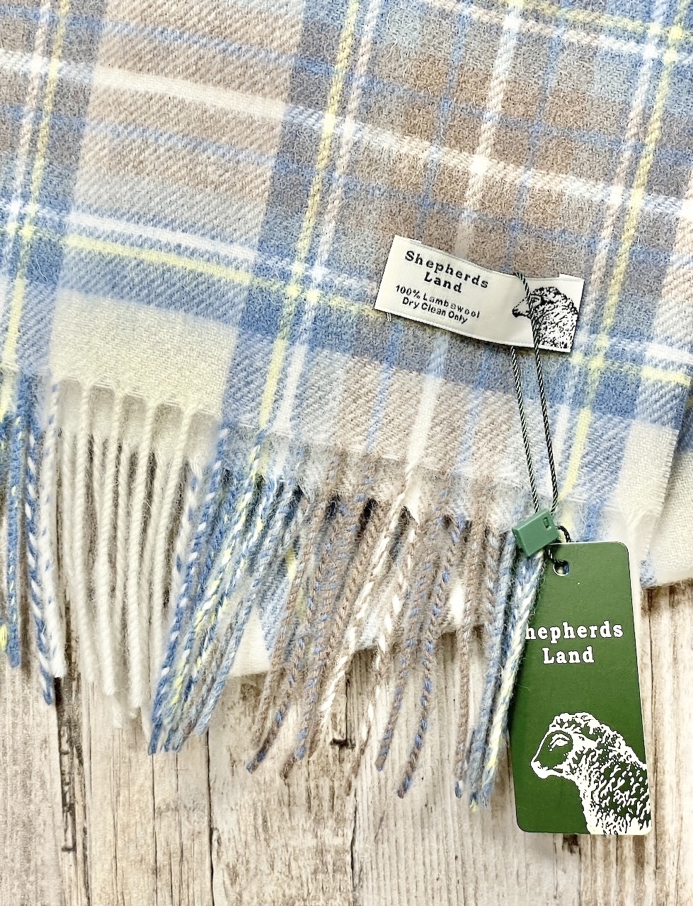 écharpe tartan lambswool pure laine