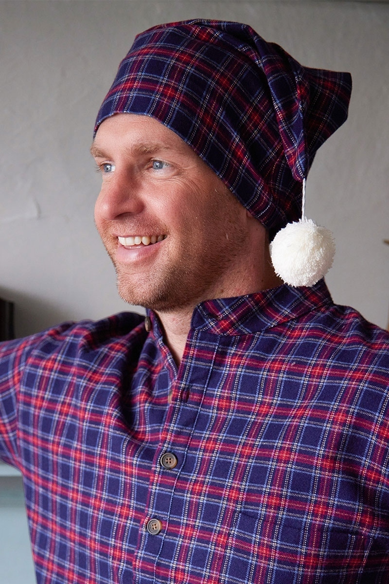 Torchon De Noël En Mélange De Coton Recyclé Fabriqué En