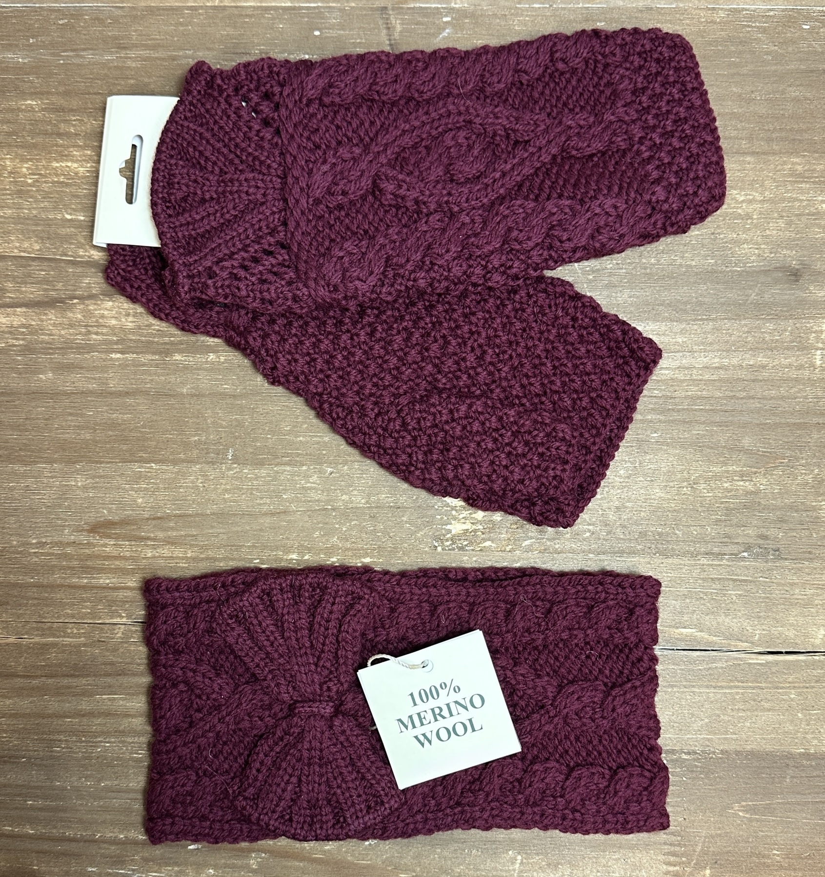 Bandeau Buff Laine Mérinos – Unisexe, Poids Lourd, Noir, Taille Unique, Neuf Avec étiquettes