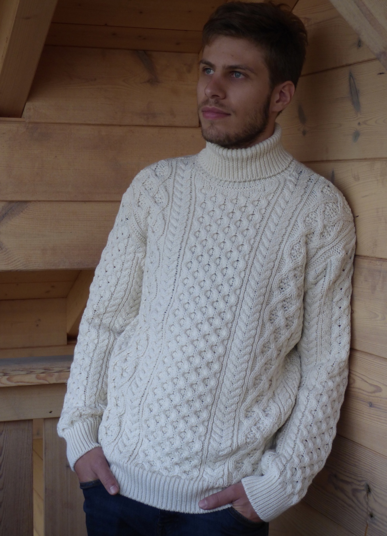 Pull irlandais laine deals